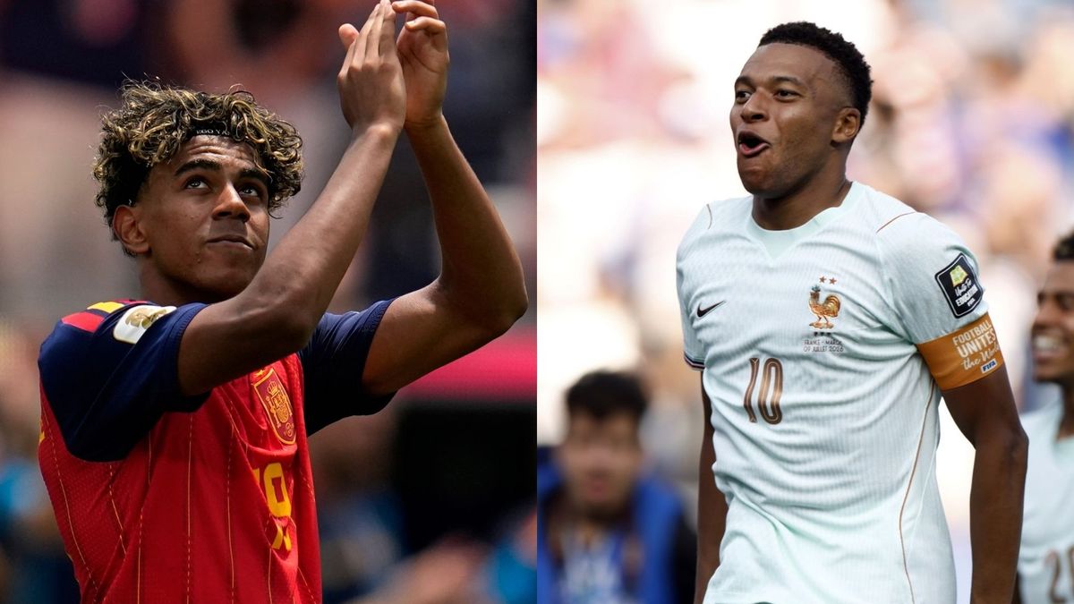 Mbappé contra Yamal: el "choque de planetas" que se viene en semifinales con Francia-España