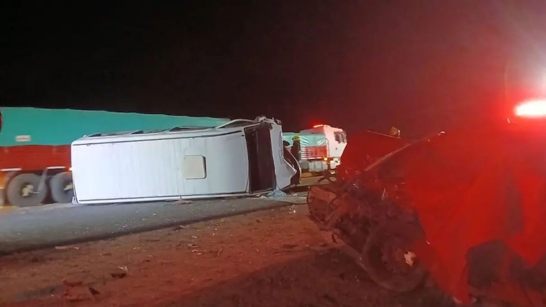 Choque frontal en Córdoba.