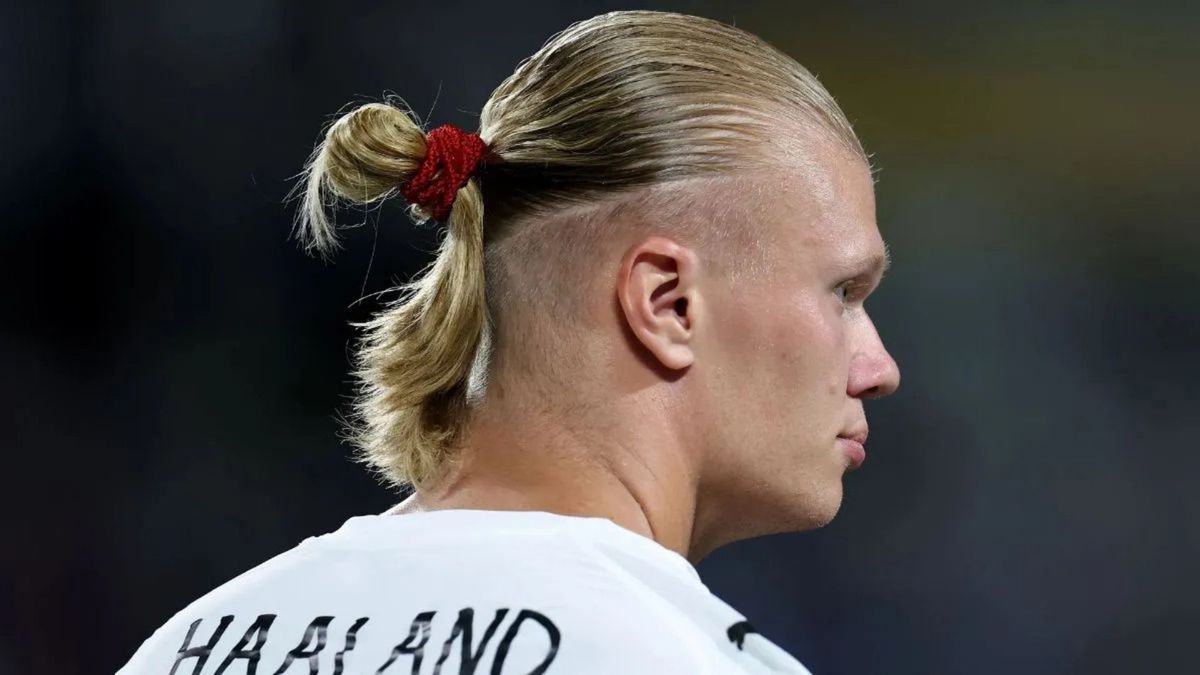 El millonario negocio detrás de las colitas para el pelo de Erling Haaland que pocos conocían