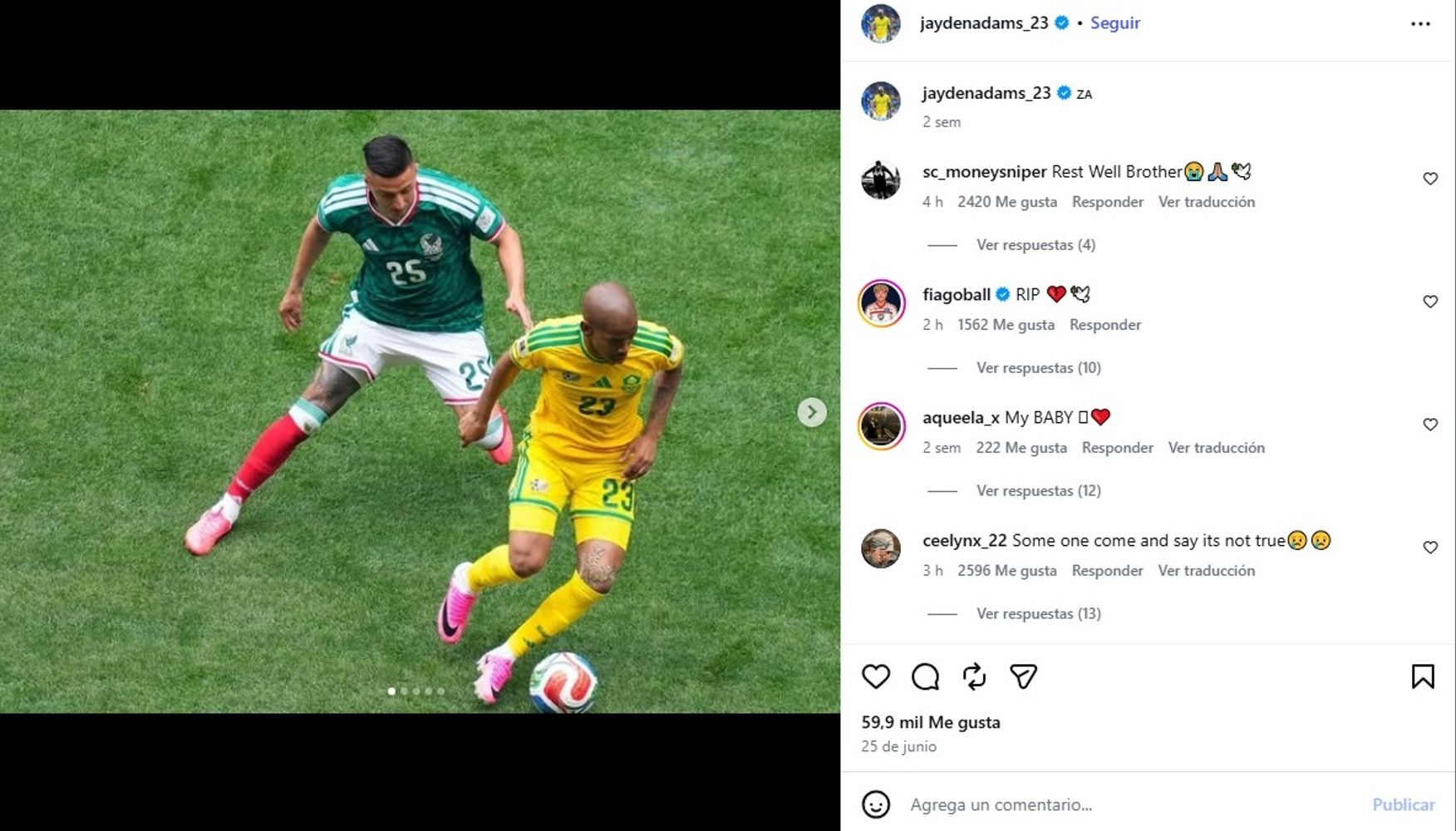 El jugador disputó tres encuentros en el certamen que se desarrolla en Estados Unidos, México y Canadá