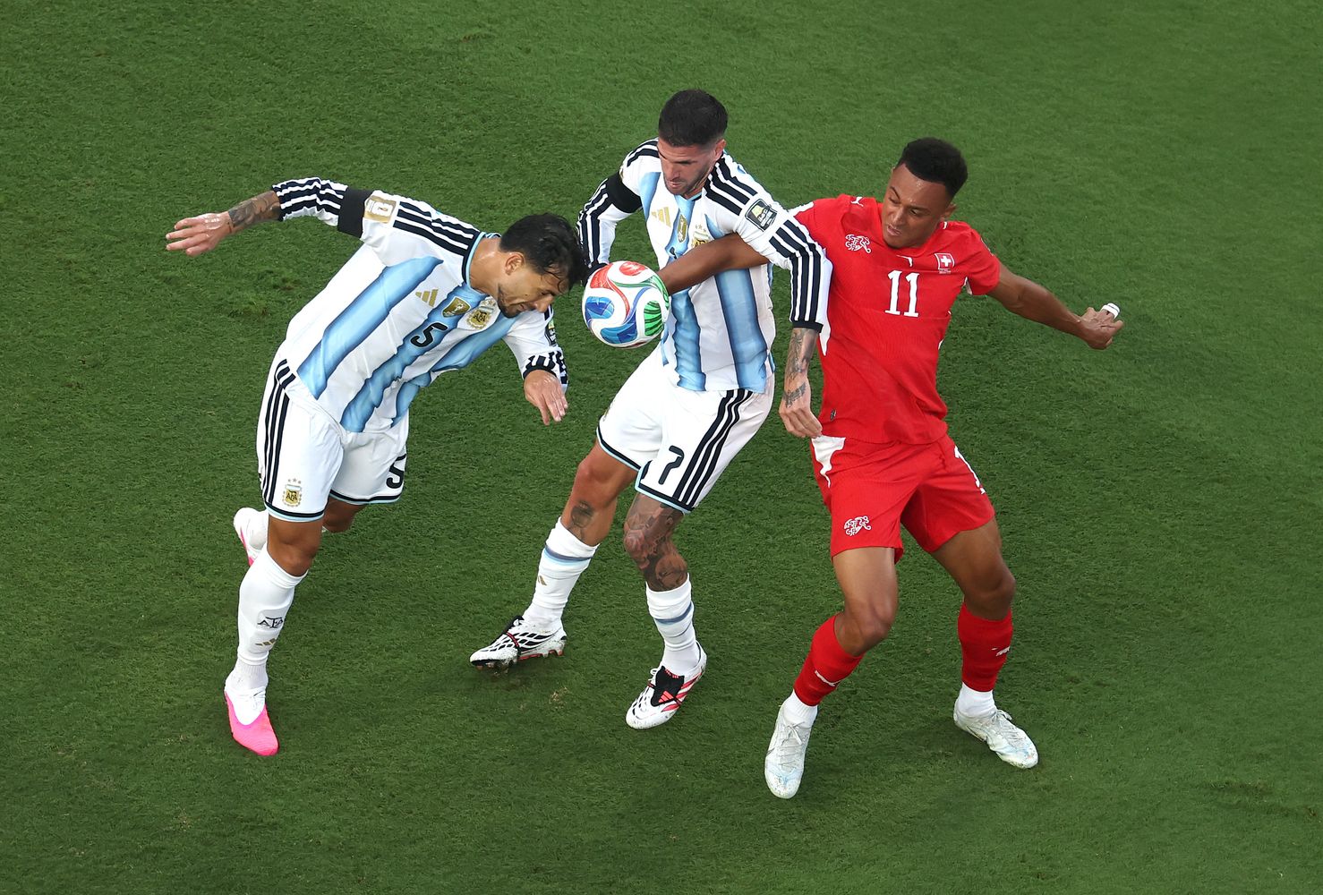 Argentina jugó contraa Suiza por los cuartos de final del Mundial 2026