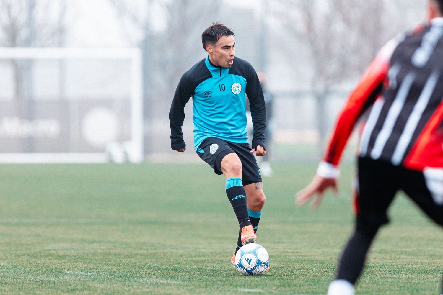 El "Chino" Zelarayán, capitán de Belgrano.
