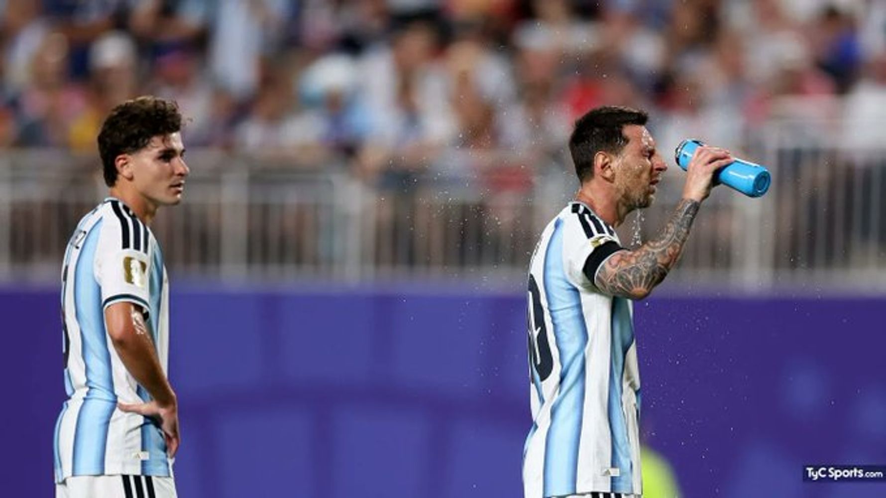 Lionel Messi sigue dando todo por la Selección Argentina.
