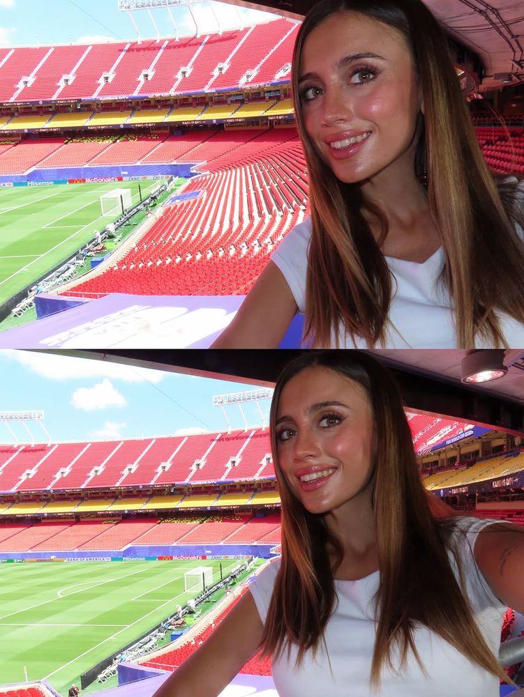 Básico e Inmaculado: la fórmula "effortless chic" con la que Morena Beltrán conquistó la cobertura del Mundial 2026