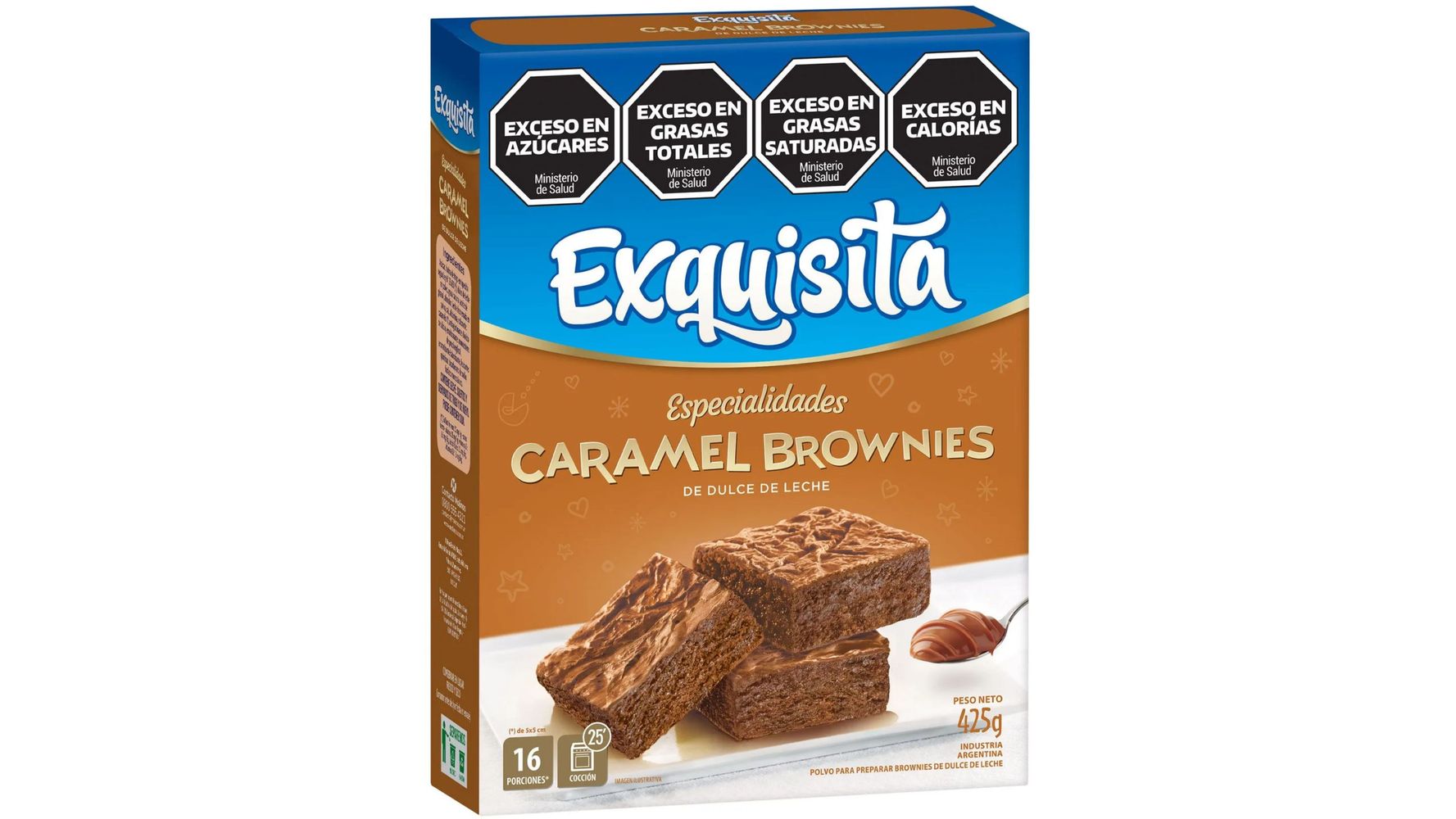 Los nuevos caramel brownies de Exquisitas.
