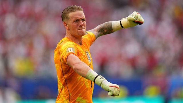 Jordan Pickford, el arquero de Inglaterra que esperó "desde" siempre toparse con Messi.