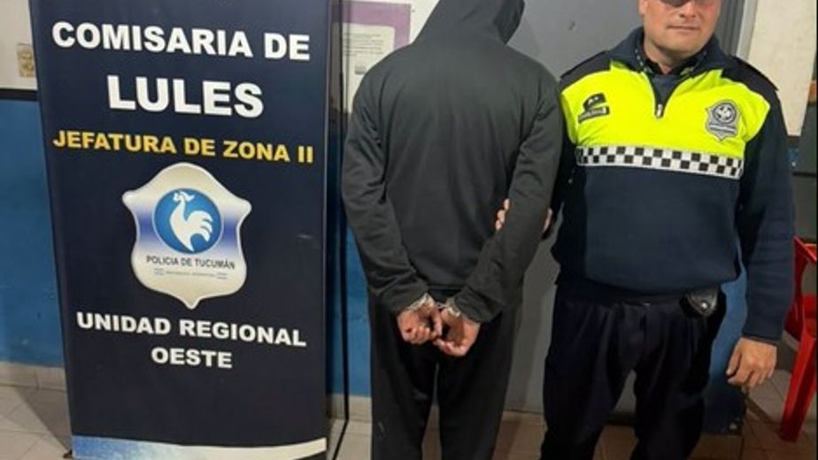 Amenazó a su madre, destrozó la vivienda y terminó preso en Lules