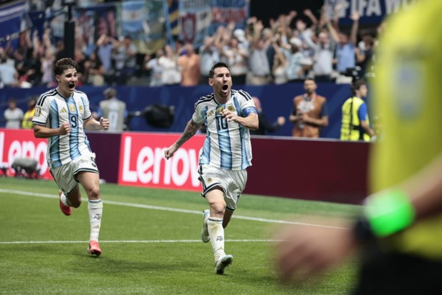 Gol de Messi ante Egipto