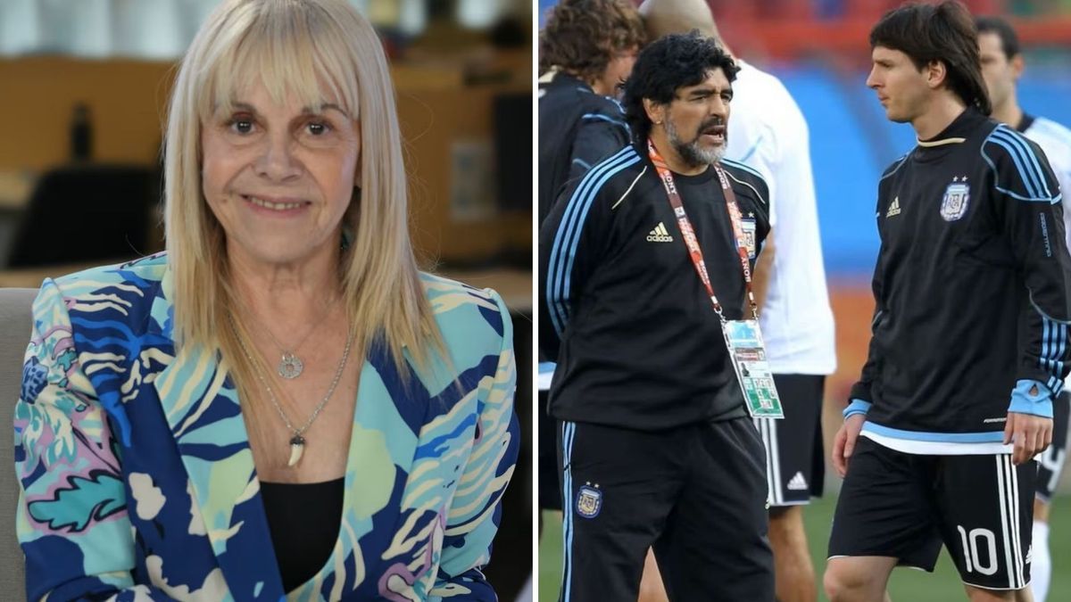 Claudia Villafañe zanjó una discusión histórica: "Diego decía que Leo Messi..."