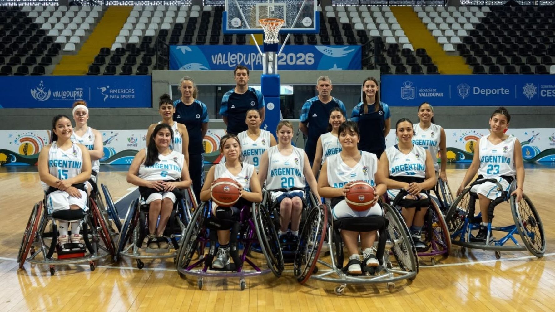 Las Lobas, seleccionado de básquet adaptado, ganó la medalla de plata en Colombia.