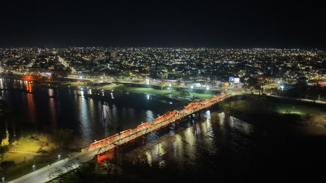Iluminación LED en Gualeguaychú.