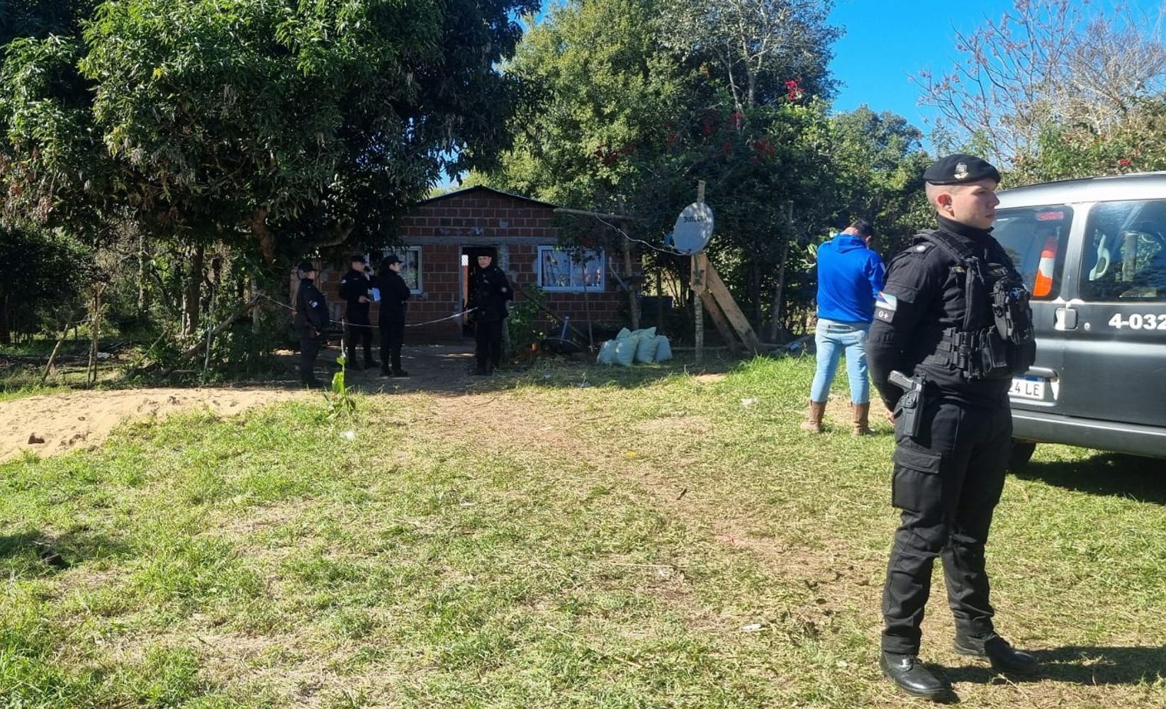 Vivienda donde ocurrió el crimen.