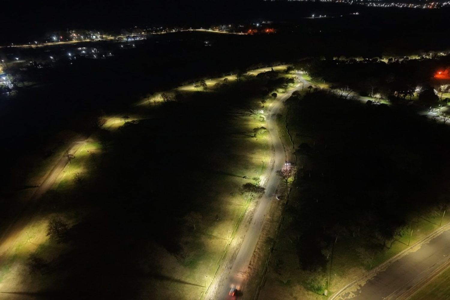 Iluminación LED en Gualeguaychú.