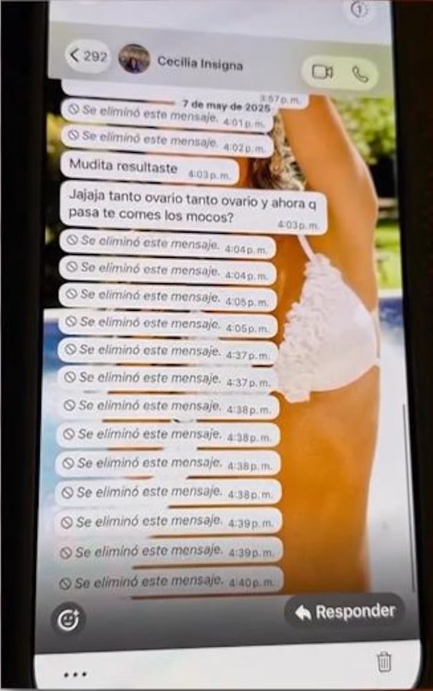 Los chats de la esposa de Brancatelli con Luciana Elbusto