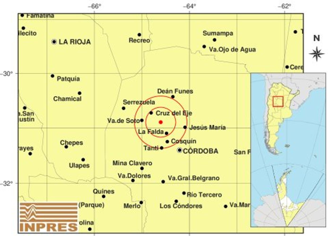 Temblor en Córdoba.