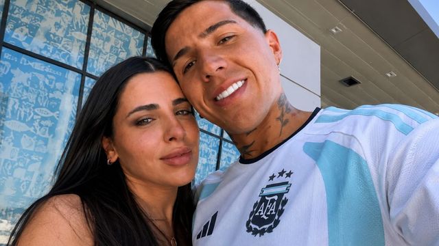 Valentina Cervantes y Enzo Fernández