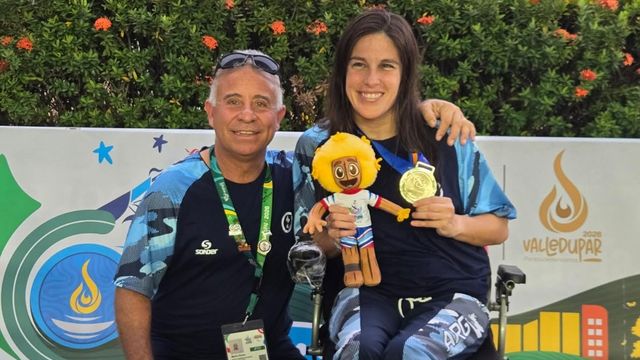 Elizabeth Noriega nadadora paralímpica Selección Argentina Arroyito
