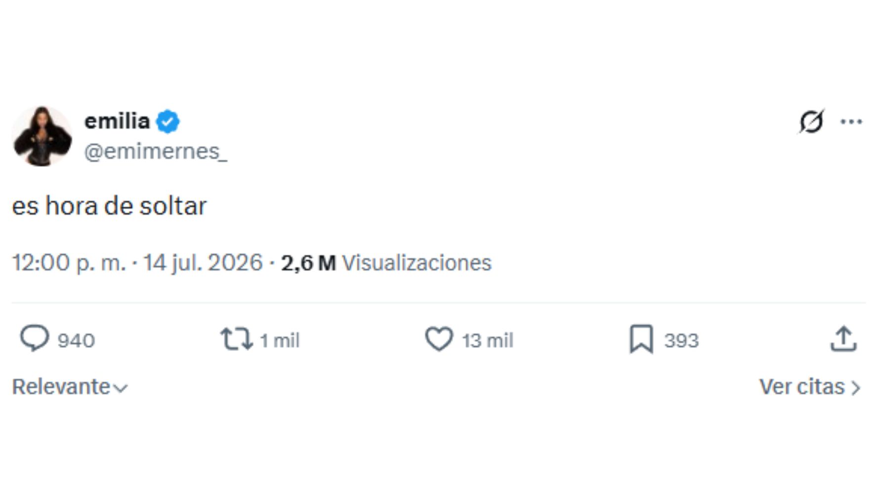 El tweet de la polémica.