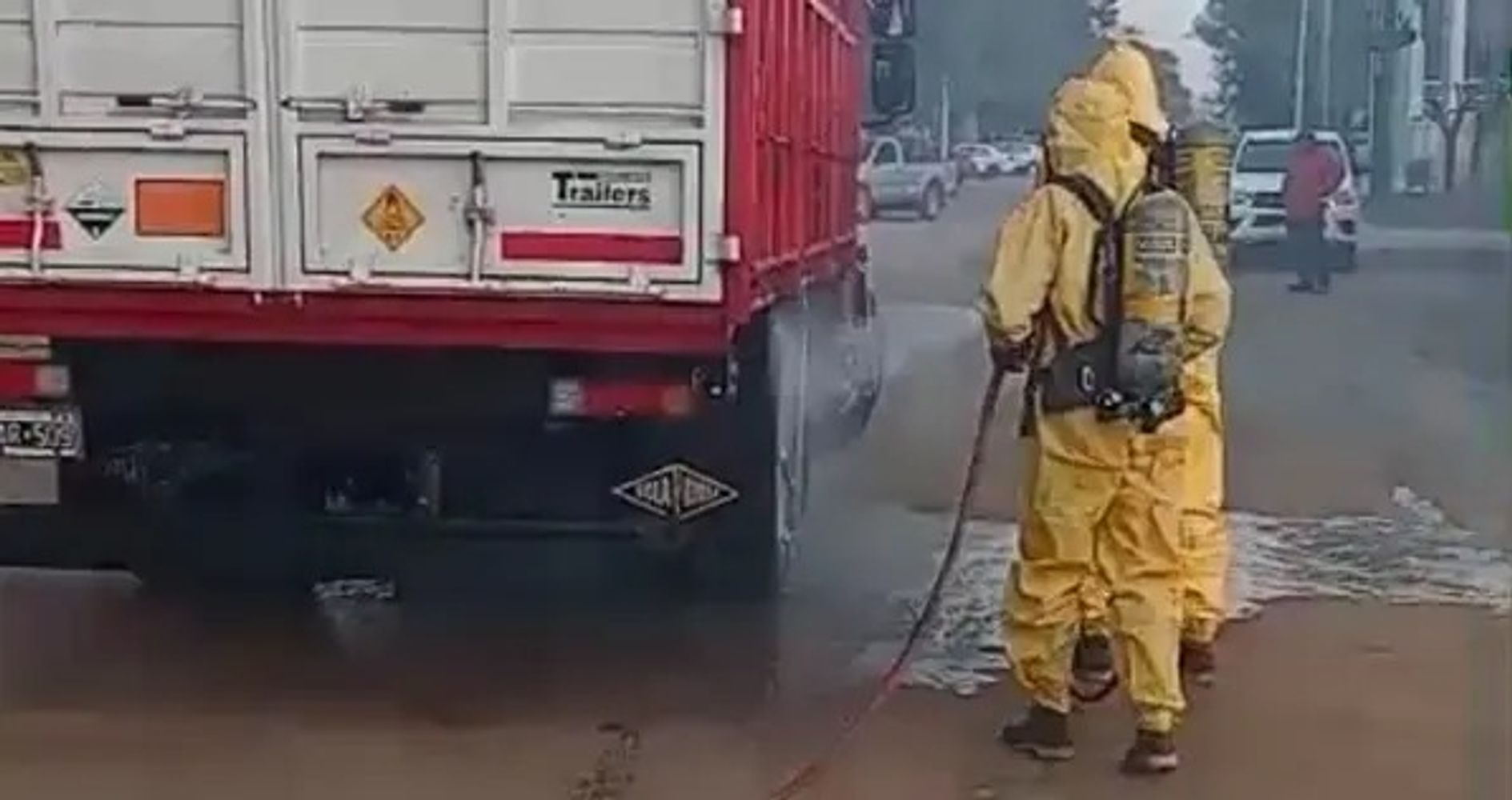 Derrame de ácido en Córdoba.