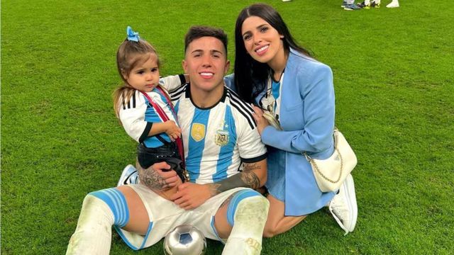 La hija de Enzo Fernández encontró una curiosa "señal" antes de Argentina-Inglaterra: "Yo soy de Argentina"