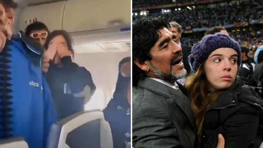 Dalma Maradona viajó a la semi