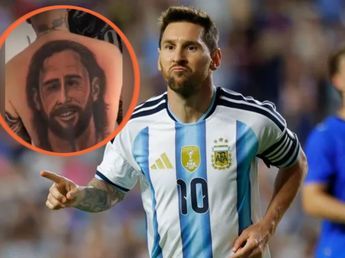 Gastó una fortuna para tatuarse a Lionel Messi en toda la espalda, pero el resultado no fue el esperado: ¿Nicolas Cage?