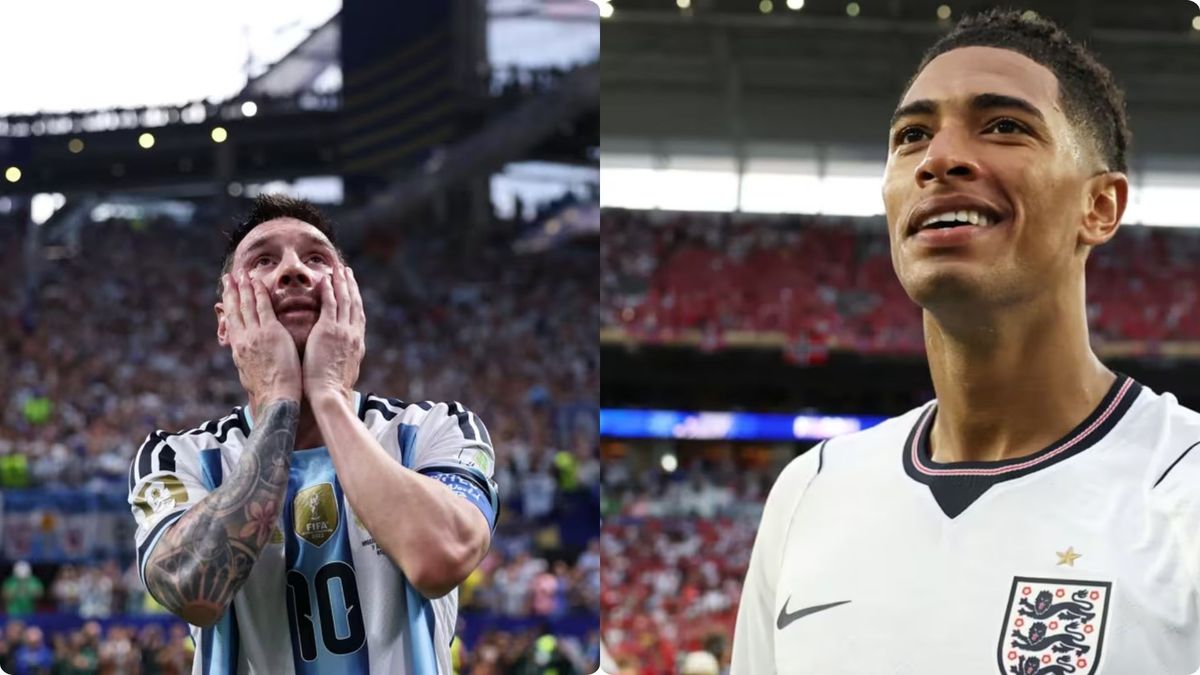 No se vio: el picante cruce entre Lionel Messi y Jude Bellingham en la semifinal Argentina vs Inglaterra