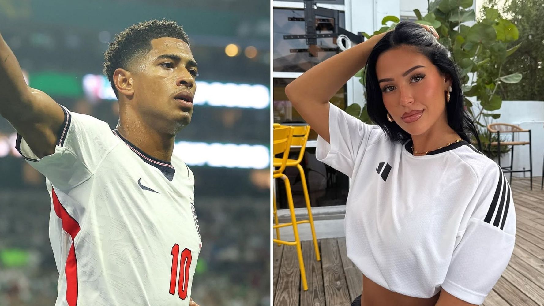 Jude Bellingham y su novia Ashlyn 