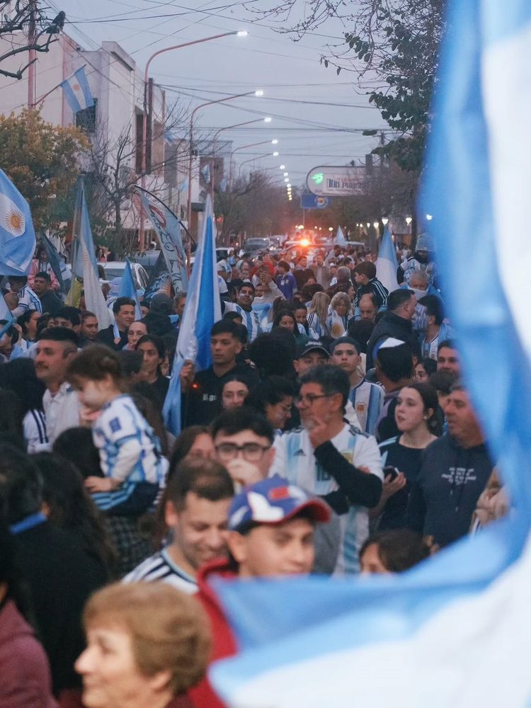 Festejos Argentina Inglaterra en Arroyito 2026
