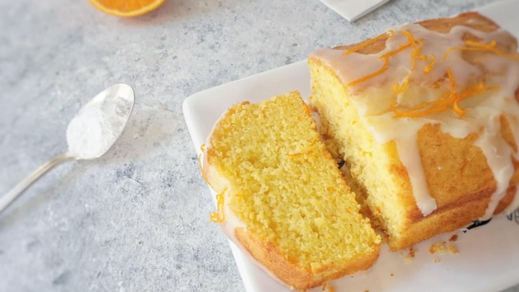 Budín de naranja.