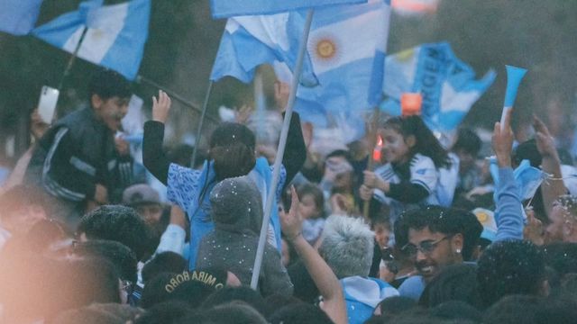 Festejos Argentina Inglaterra en Arroyito 2026