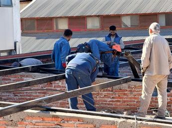 Avanza la puesta en valor de la Escuela Normal 