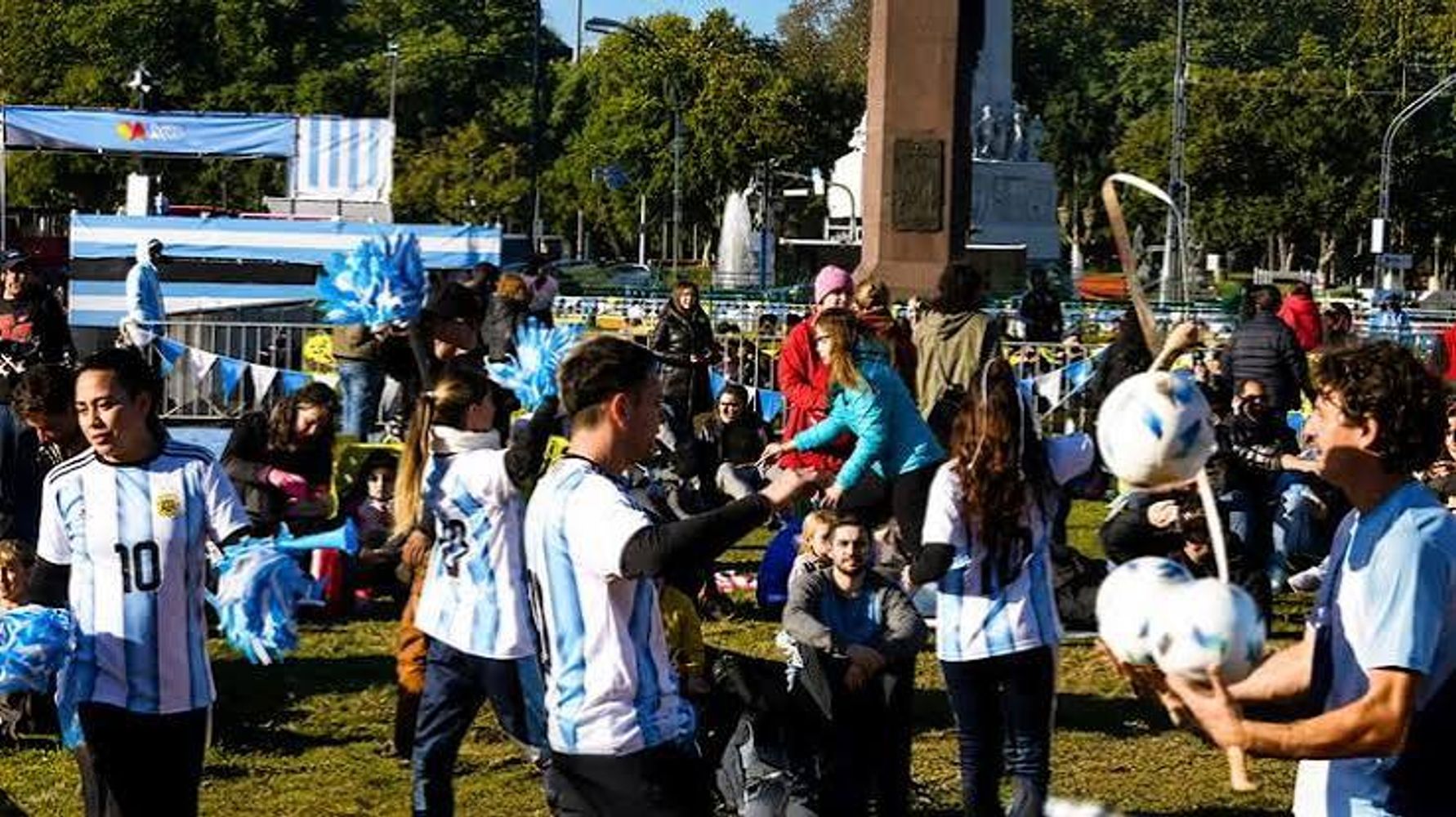 Además de La Rural, los hinchas podrán acercarse al Fan Fest de Palermo.