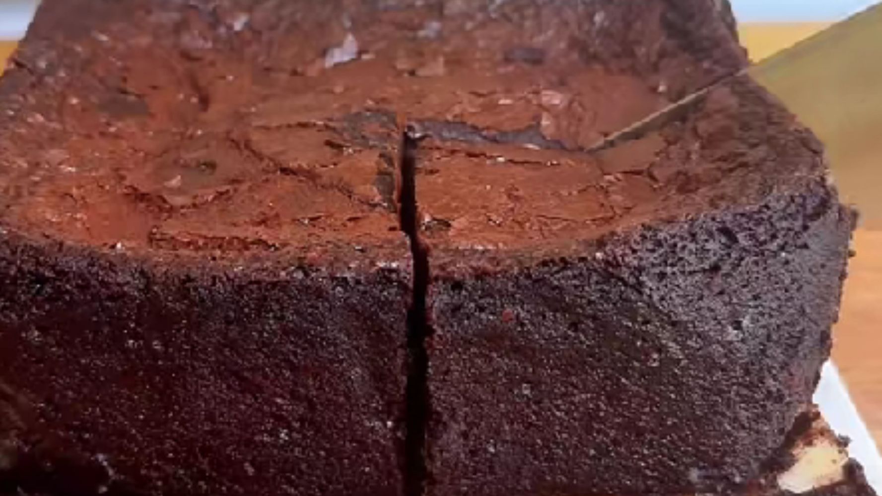 Este brownie es muy fácil de hacer.