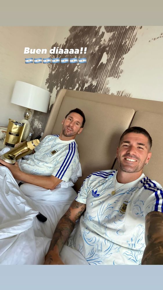 La foto que compartió De Paul.