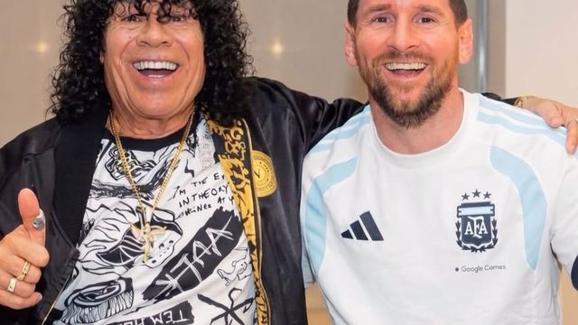 La Mona JIménez y Lionel Messi, cumbre en el Mundial.