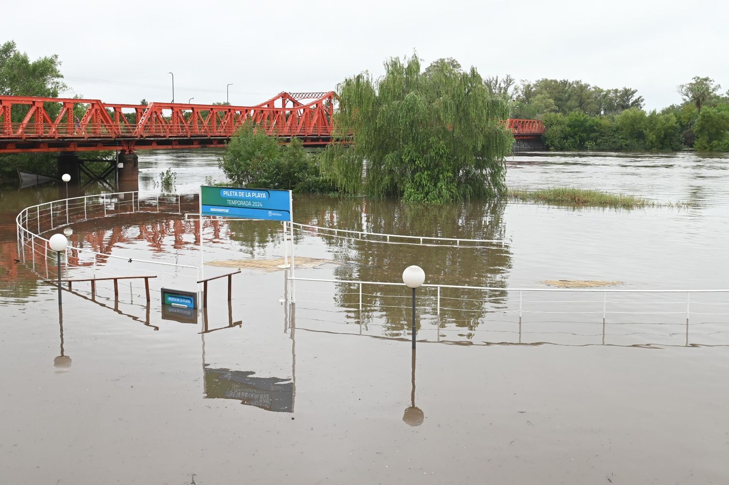 Inundaciones Gualeguaychú. Foto de archivo.