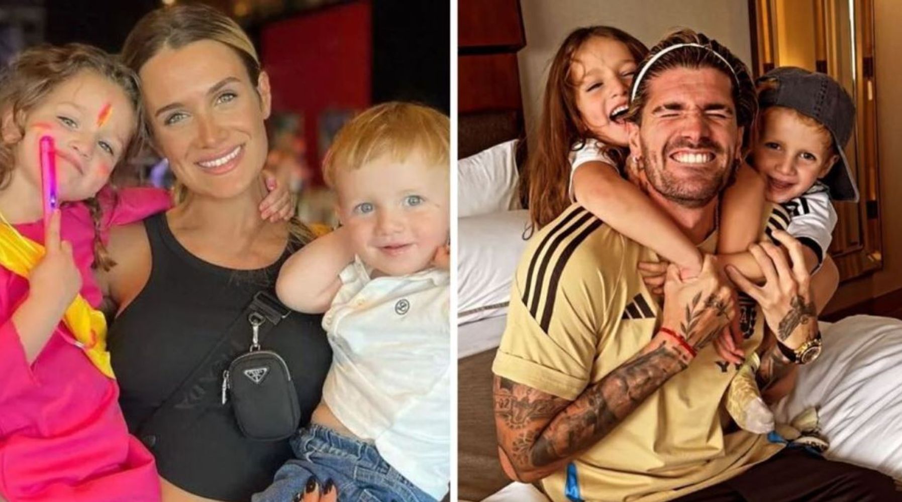 Así está hoy el hijo de Rodrigo de Paul y Cami Homs 