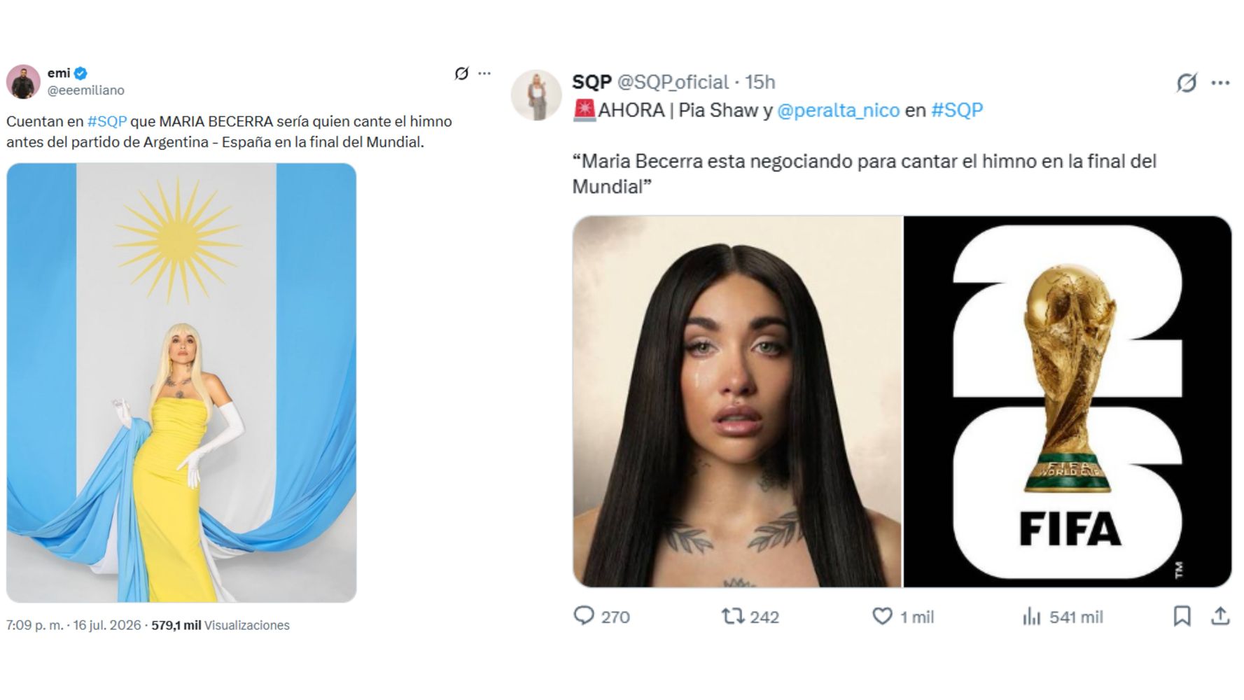 La noticia se viralizó en las redes sociales.