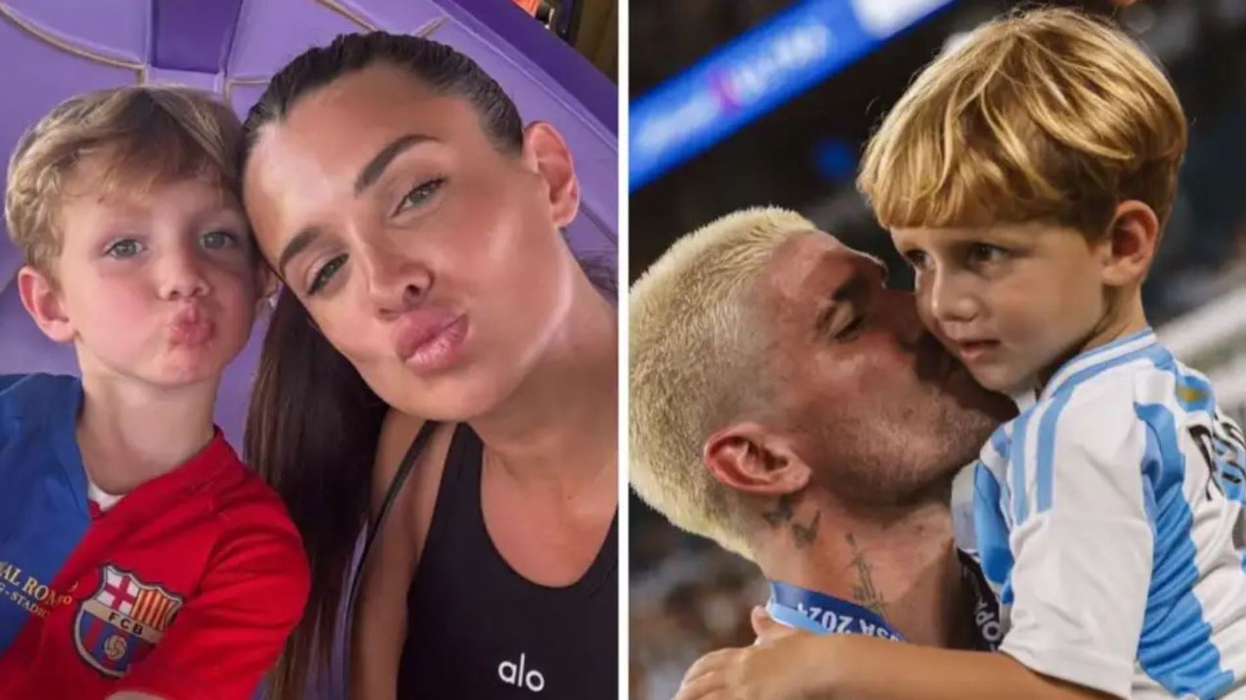 Así está hoy el hijo de Rodrigo de Paul y Cami Homs 