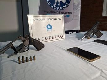 Secuestran armas y un celular en el marco de una causa por violencia de género