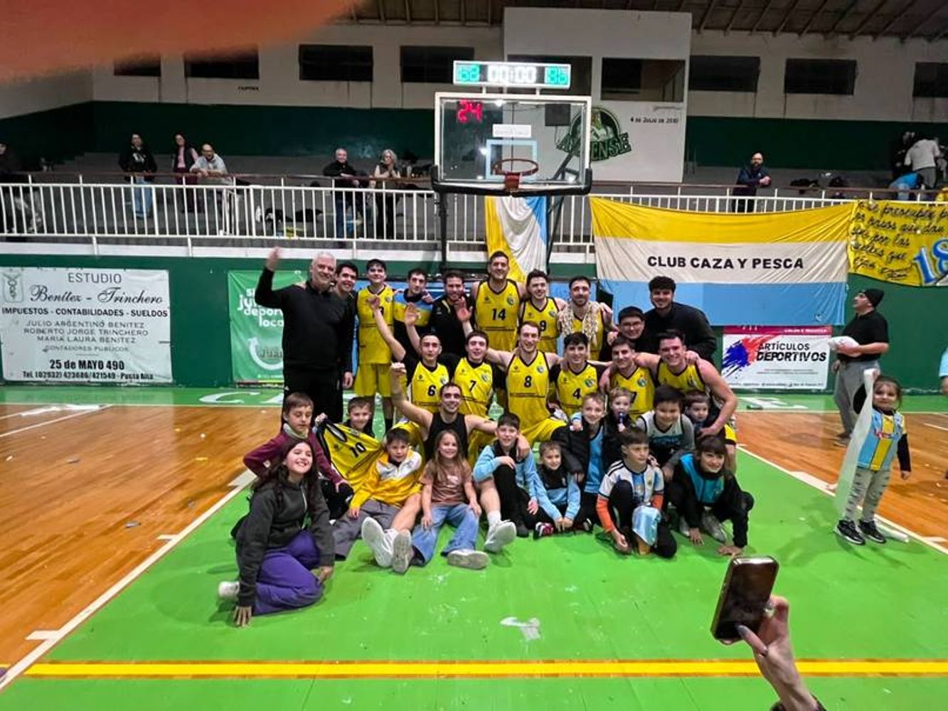 Caza y Pesca ganó el primer tramo de la Liga del Bronce