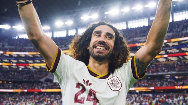 Marc Cucurella, el lateral izquierdo de la Selección de España.