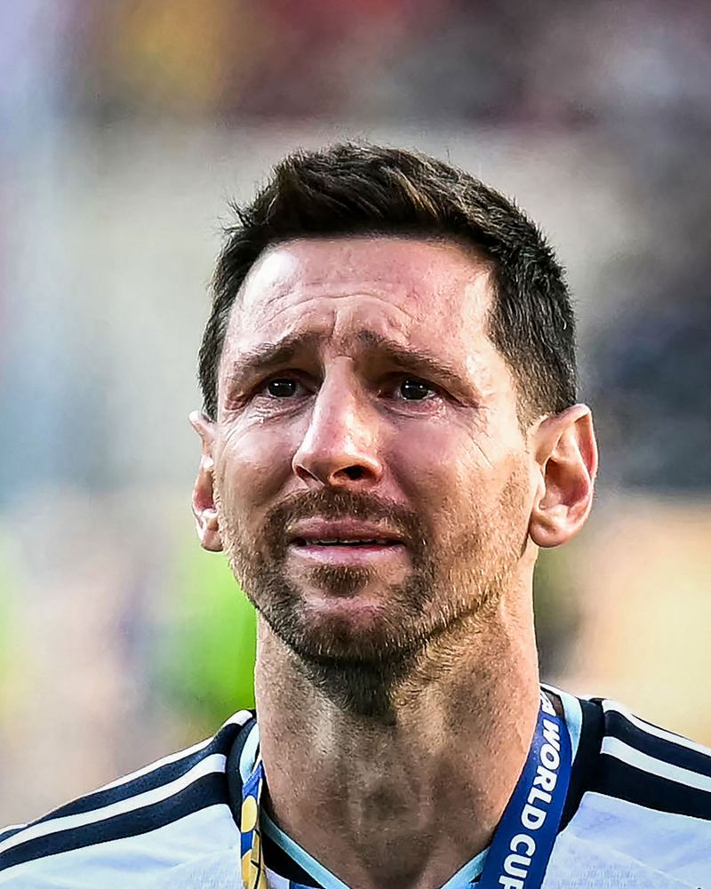 El llanto desconsolado de Messi