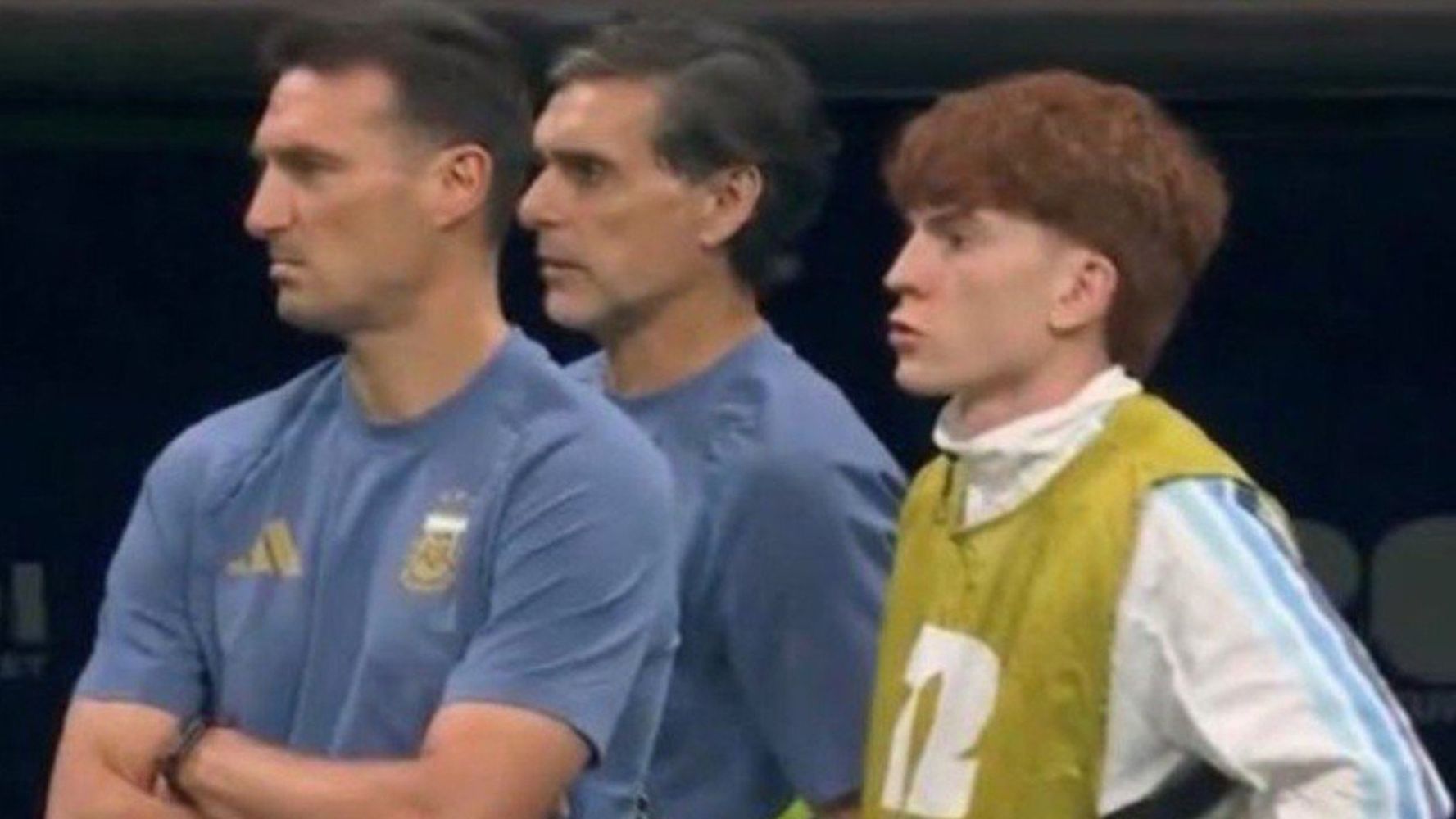 Lionel Scaloni y el Colo Barco