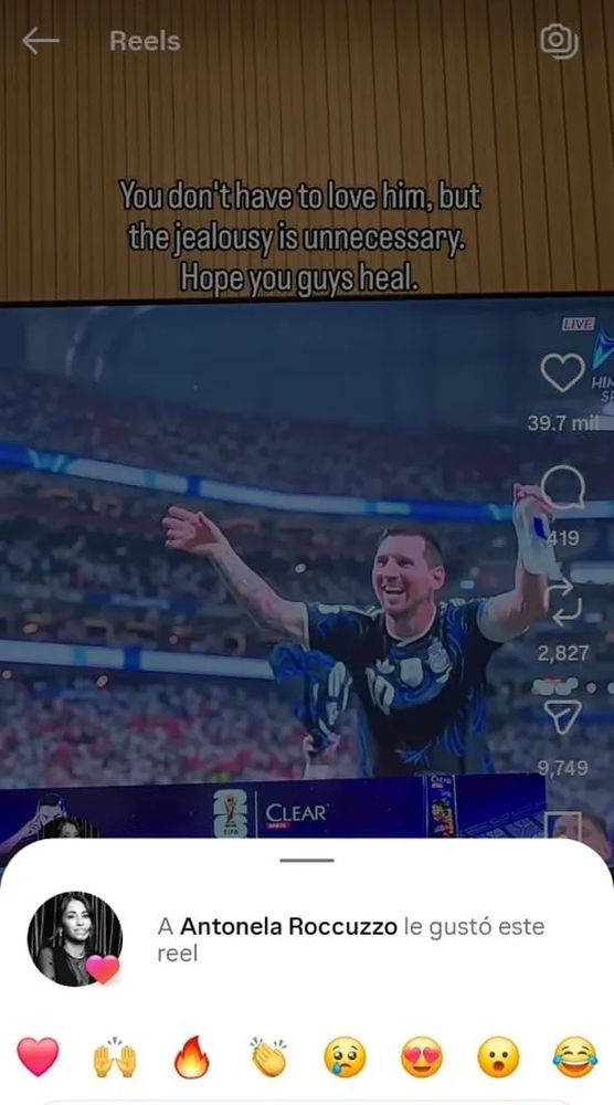 El posteo sobre Messi que Antonela celebró