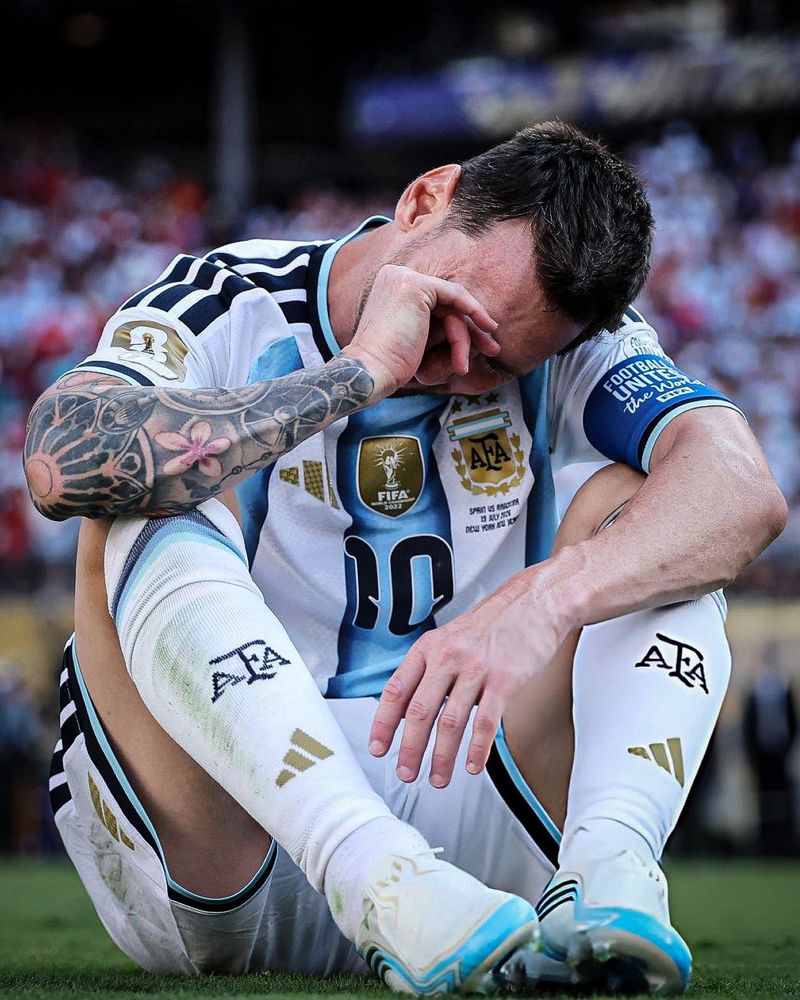 El llanto desconsolado de Messi