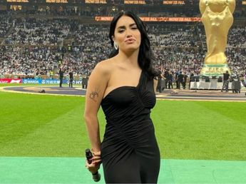 El problema que tuvo Lali Espósito con el Himno en la final de Mundial 2022 y nadie se dio cuenta