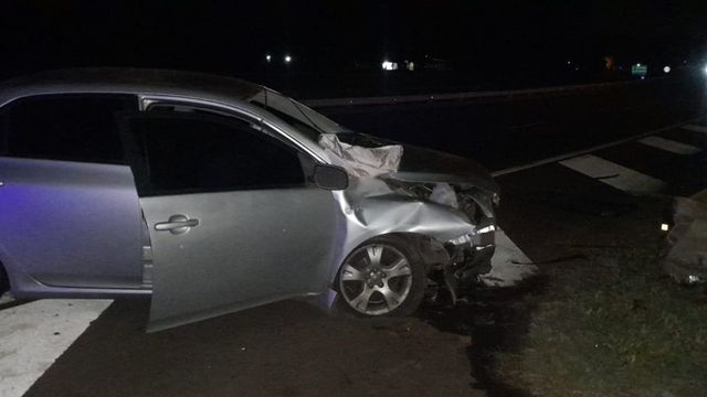Dos personas murieron tras el despiste de un automóvil sobre la Ruta Nacional 12 en Candelaria.