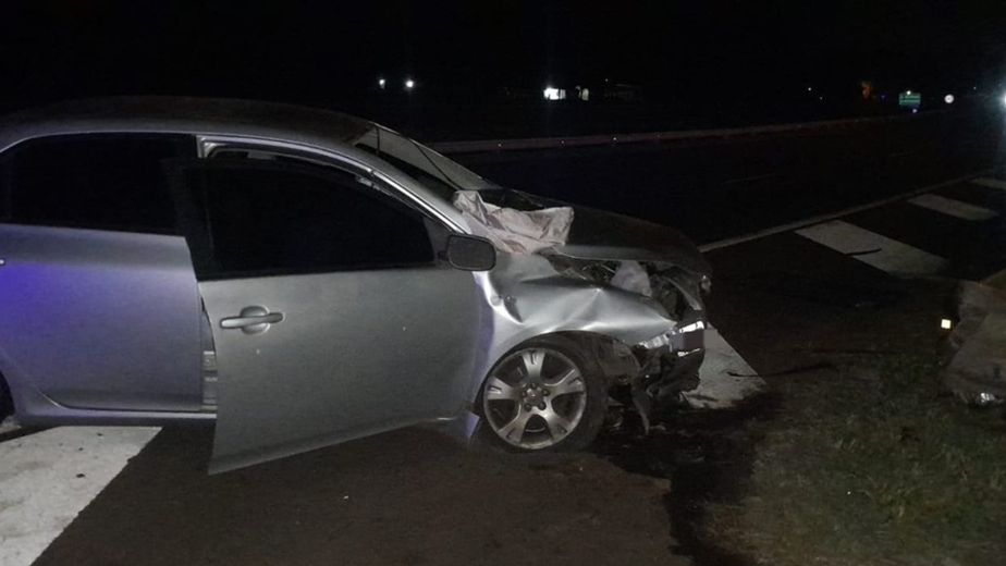 Dos personas murieron tras el despiste de un automóvil sobre la Ruta Nacional 12 en Candelaria